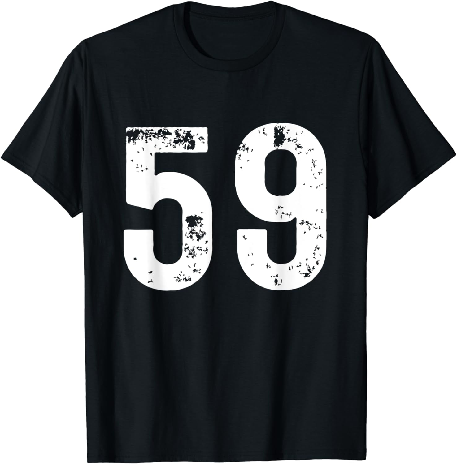 Big Number 59 for 59th Birthday Fifty Nine Years Old 1959 T-Shirt ...