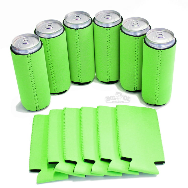 BrüMate Hopsulator Slim | Insulated Cooler Beverage Sleeve for Travel | OD Green | 12oz Slim Cans
