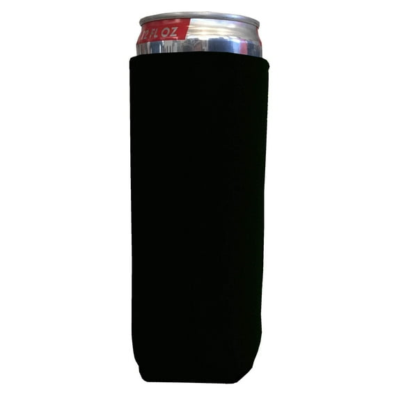 Big Ol' Neoprene 12 Ounce Slim Can Cooler Black