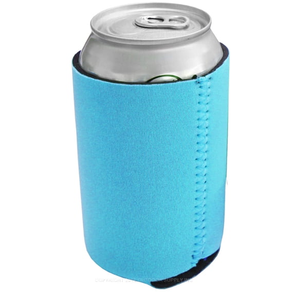 Neoprene Reversible Can Cooler Collapsible Sleeves for 12oz Cans - 1-Pack - Blank Design for any Event - Dual Sided Insulation Keeps Your Drinks Cool!
