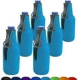 thumbnail image 1 of Big Ol' Zipper Beer Bottle Cooler Sleeve with Bottle Opener, 1 of 7