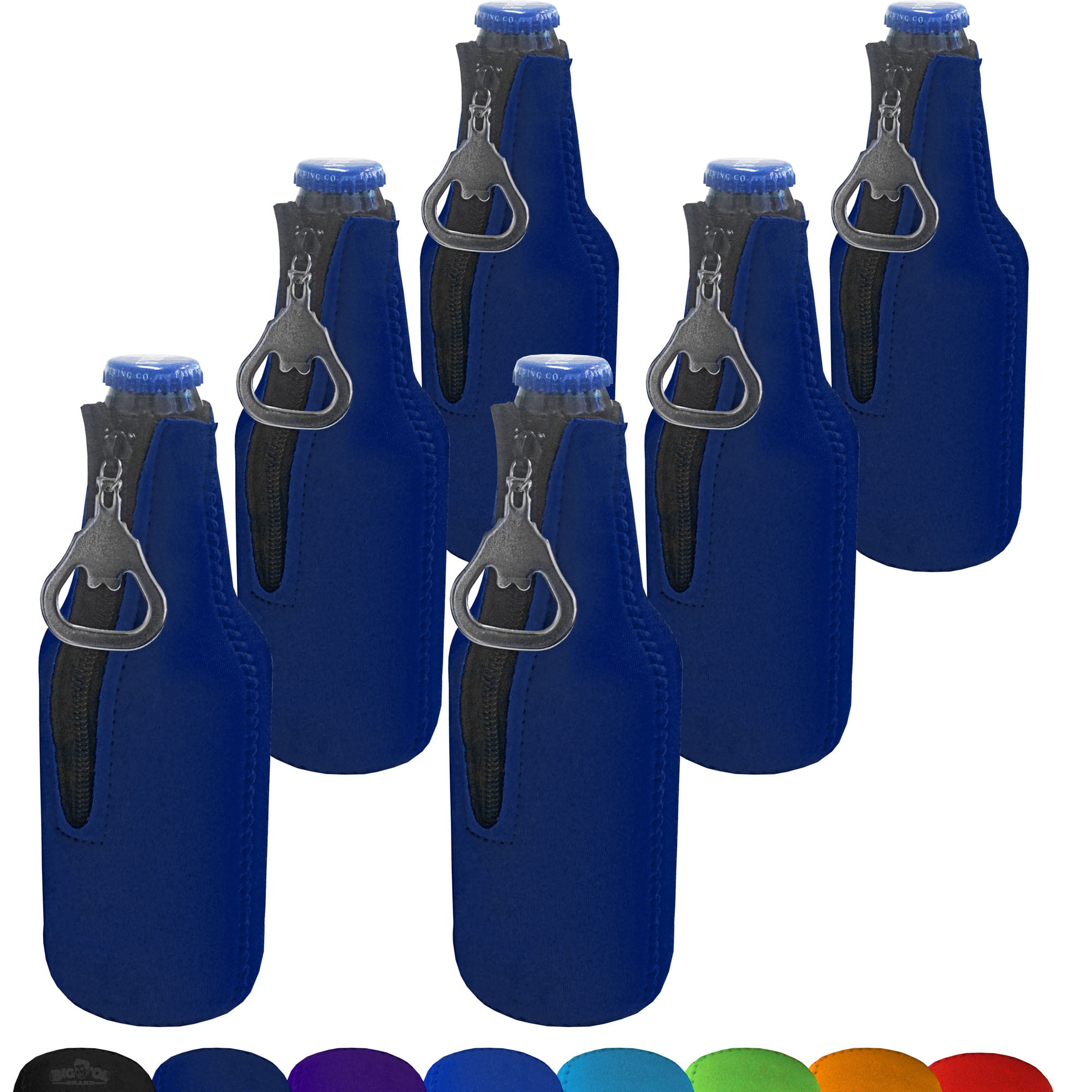 Insulated Zipper Bottle Cooler Koozies - Set of 2 » Made In Michigan