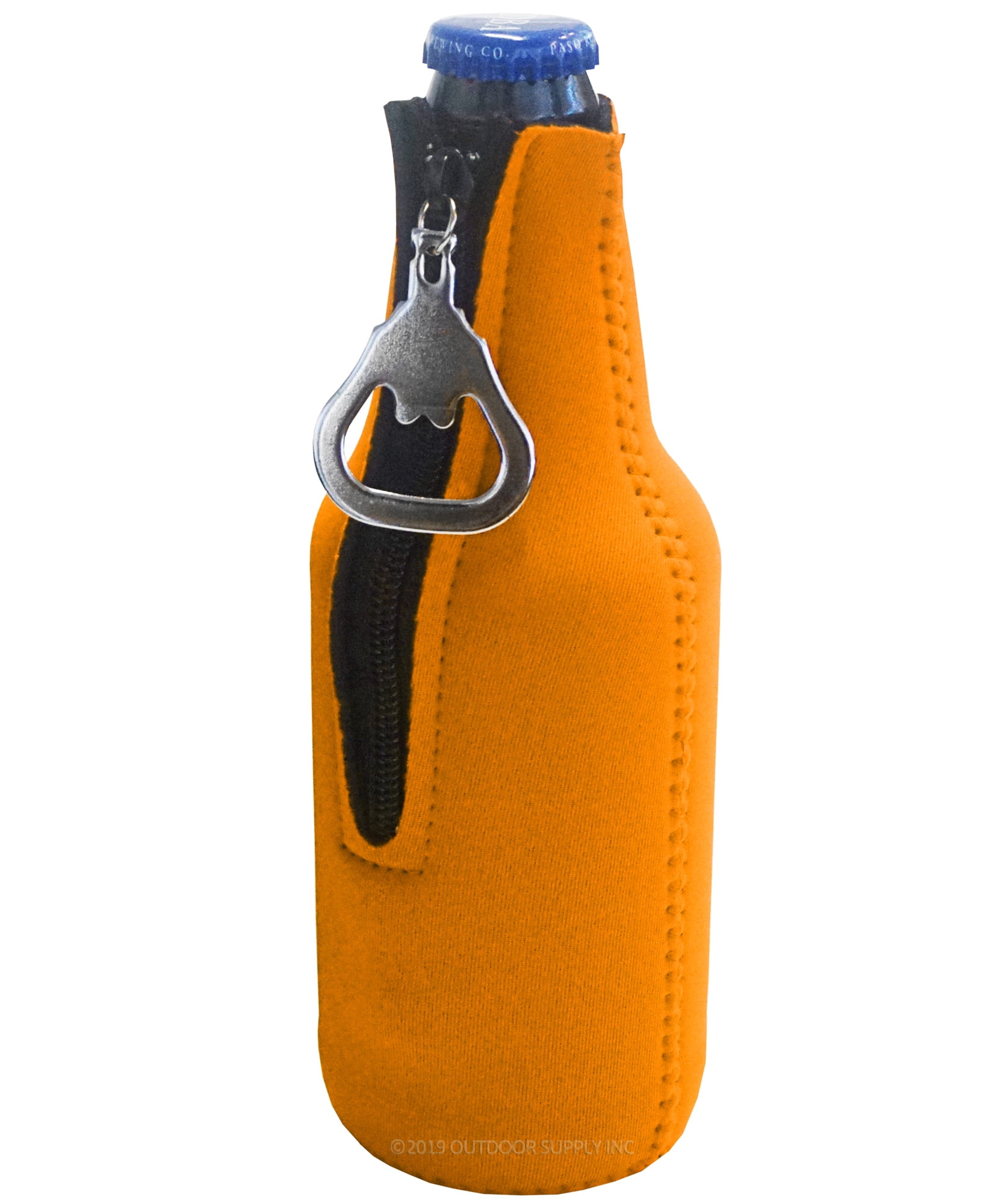 Koozie® Leg Day Foam Zip-Up Bottle Cooler | 1 Side