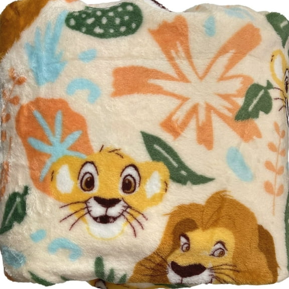 Big One Oversized Plush Disney The Lion King Throw Blanket, 5'x6'