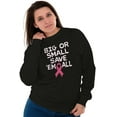 thumbnail image 1 of Big Or Small Save Them All Pink Women Crewneck Sweatshirt Brisco Brands S, 1 of 6