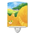 thumbnail image 1 of Big Orange Tabby Cat on the Golf Course Ceramic Night Light, 1 of 2