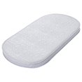 thumbnail image 1 of Big Oshi 2" Foam Bassinet Mattress, White, Oval 18" x 36" x 2", 1 of 3