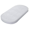 thumbnail image 1 of Big Oshi 2" Foam Bassinet Mattress, White, Oval 19" x 32" x 2", 1 of 1