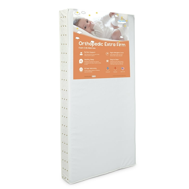 Big Oshi Full Crib Waterproof Mattress Hypoallergenic Extra Firm