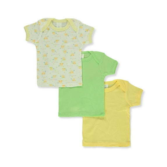 Big Oshi Unisex 3-Pack S/S T-Shirts Sets - green/yellow, 9 - 12 months (Newborn)