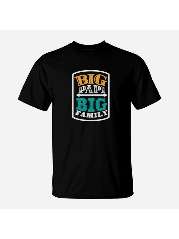 Big Papi Big Family Grandpa Funny Fathers Day Men Gift Premium TShirt