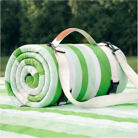 Big Picnic Blankets Beach Blanket Waterproof Sandproof, 80''x80'' Giant 5-Layer Outdoor Camping Blanket Rug Easily Foldable Picnic Mat for Grass, Hiking, Travel, Concerts, Indoor