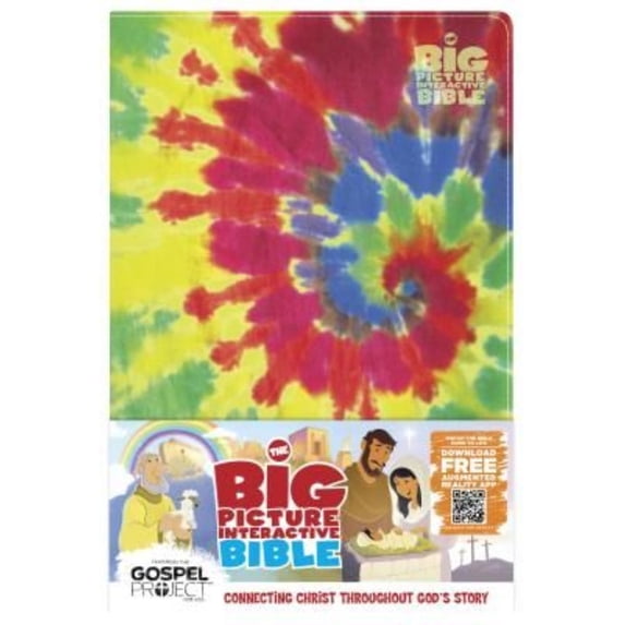 The Big Picture Interactive / The Gospel Project: The Big Picture Interactive Bible for Kids, Multicolor Tie-Dye LeatherTouch : Connecting Christ Throughout God's Story (Hardcover)