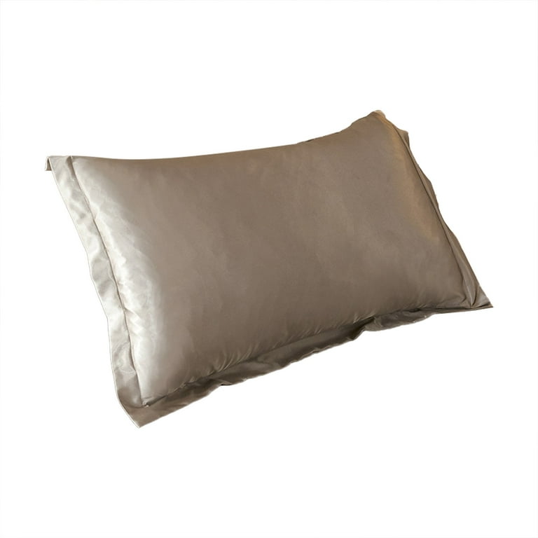 Big Pillows for Couch Solid Color Silk Pillowcase Silk No Zipper Envelope  Pillow Pillow Cover Pillows for Girls