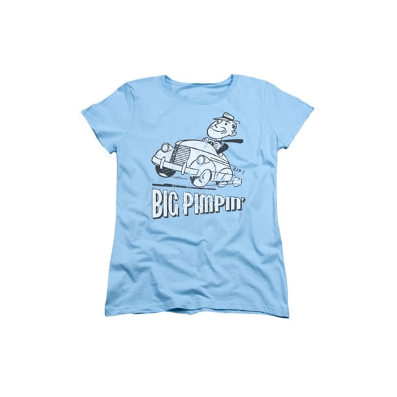 Big Pimpin' Distressed Vintage Funny Cartoon Women's T-Shirt