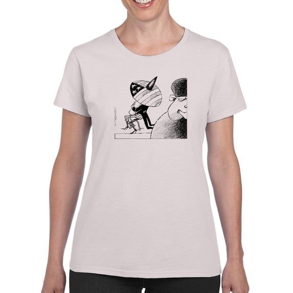 Big Pin T-Shirt Women -Wilfred Hildonen Designs, Female Medium