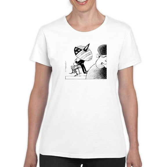Big Pin T-Shirt Women -Wilfred Hildonen Designs, Female XX-Large