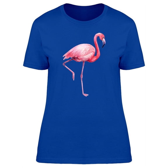 Big Pink Flamingo T-Shirt Women -Image by Shutterstock, Female x-Large