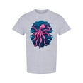 thumbnail image 1 of Big Pink Octopus T-Shirt Men -Image by Shutterstock, Male Medium, 1 of 2