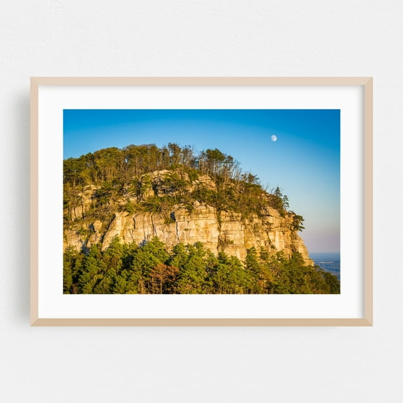 Big Pinnacle 02 - Winston-Salem North Carolina Photography Oak Framed Wall Art Print 12 x 18 inches