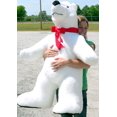 thumbnail image 1 of Big Plush Giant Stuffed Polar Bear 42 Inches, White, New, 1 of 10