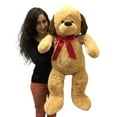 thumbnail image 1 of Big Plush Giant Stuffed Puppy Dog, 36-Inch, Brown, Pillow-Soft Polyester, 1 of 7