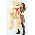 thumbnail image 1 of Big Plush Giant Teddy Bear 60 inches Fully Stuffed 5ft Large Stuffed Animal Packed in Big Box Ready to Hug, Weighs 14 pounds of Extra Soft Huge Valentine Bear Hugs, 1 of 9
