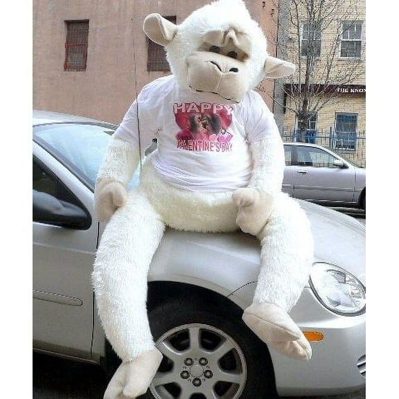 Big Plush Soft Stuffed Animals & Plush Toy, White/Valentine's Day, 72.00 x 39.00 x 49.00", 25 lbs