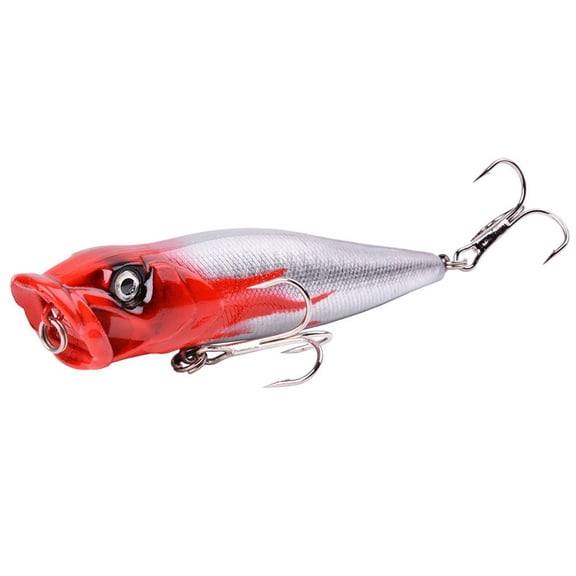 Big Popper Fishing Lures 9cm 12g 3d Eyes Bait Topwater Crankbait Wobblers✨y X5E0