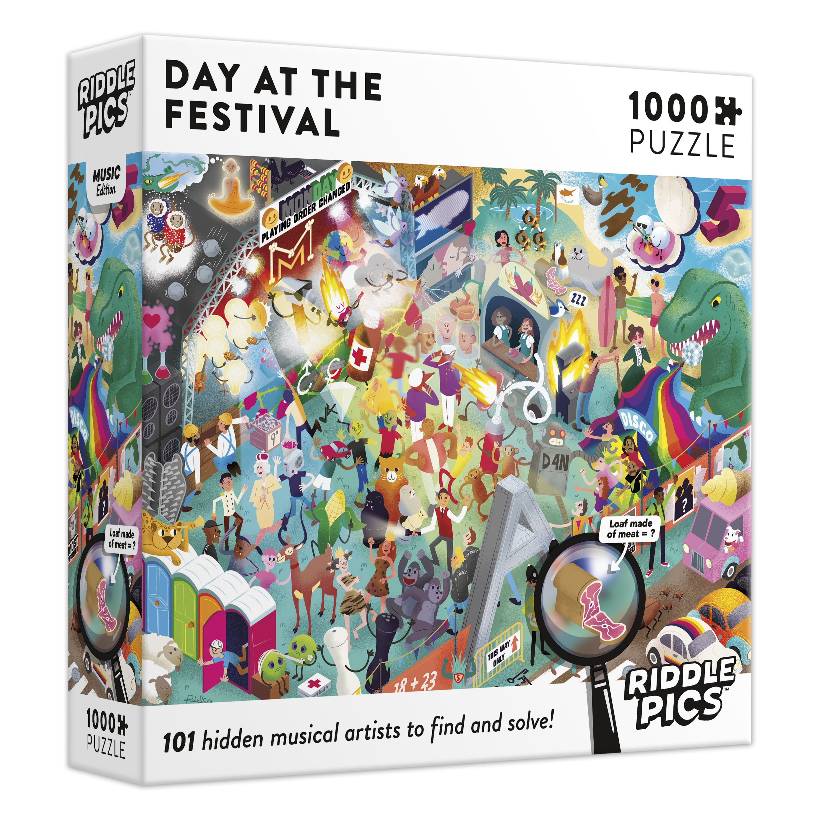 Big Potato Riddle Pics 1000 Piece Day at the Festival Interlocking Jigsaw Puzzle