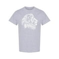 thumbnail image 1 of Big Powerful Lion T-Shirt Men -Image by Shutterstock, Male Medium, 1 of 2
