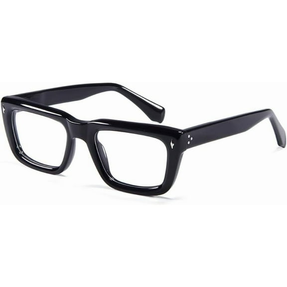 Big Rectangle Punk Acetate Glasses Frames Men Eyeglasses Women