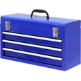 thumbnail image 1 of Big Red 20" 3 Drawer Metal Tool Box Organizr Storage for Garage,Home,Black,W133TU, 1 of 5