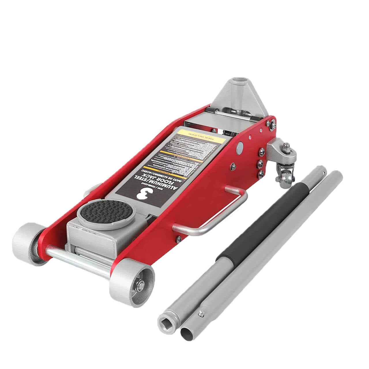 Big Red 3 Ton Aluminum and Steel Racing Floor Jack, DMT830011LR, Lifting Jacks