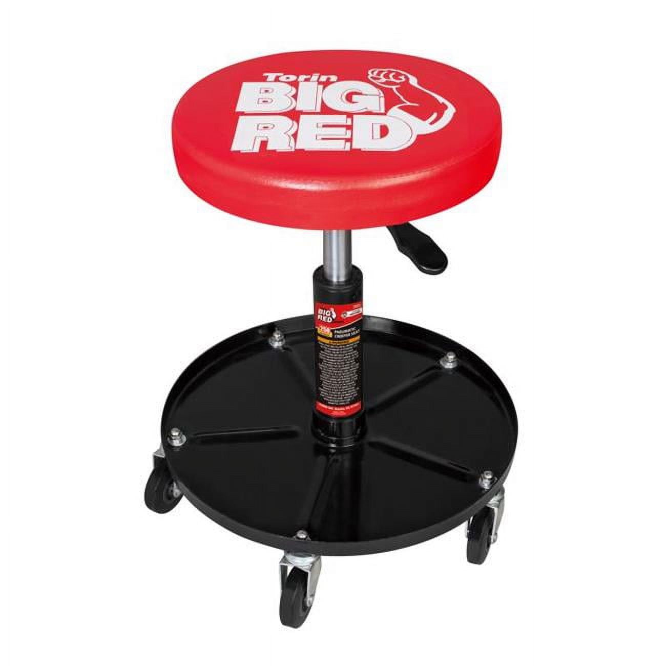 Big Red 4.5 in. Adjustable Pneumatic Creeper Seat with Tray