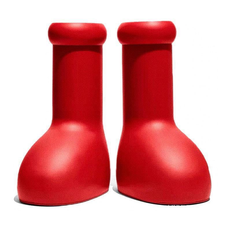 Big Red Boot Astro Boy Fashion Trend Big Red Boots Anime Creative TPU