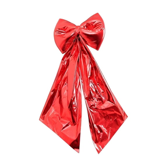 Big Red Bows Christmas Tree Topper Bows 40*16in Large Satin Bow for Hoom Wall Backdrop Room Decorations for Wedding Birthday Party