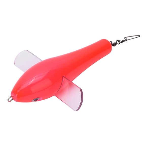 Big Red Fish Shaped Teaser Bait for Trolling - Fishing Tackle Accessory Saltwater Lure