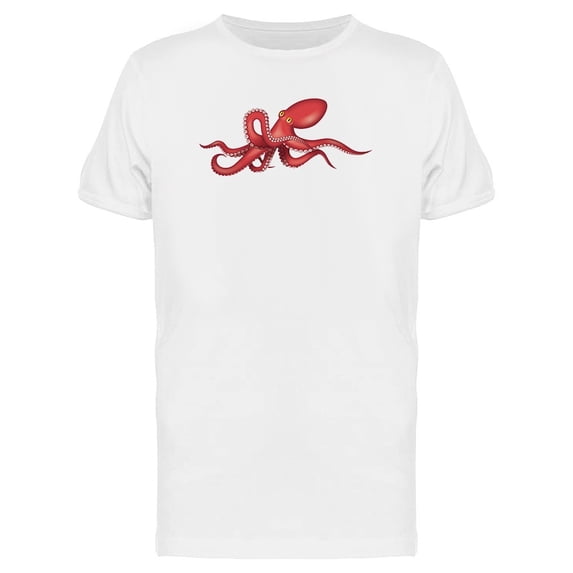 Big Red Octopus Tee Men's -Image by Shutterstock
