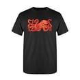 thumbnail image 1 of Big Red Octopus With Tentacles T-Shirt Men -Image by Shutterstock, Male Large, 1 of 2