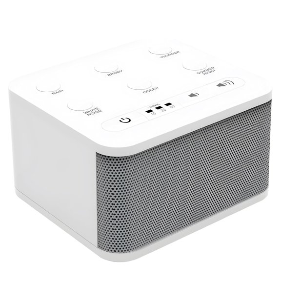 Big Red Rooster Sleep Sound Machine - White Noise Device for Kids and Babies with Rain and Nature Sounds - Portable Noise Cancellation for Nap Time, Bedroom, Nursery, or Office - 4x4x3 in