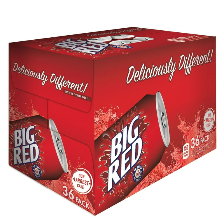 Vejhus dæmning madlavning Big Red Soda (12 Ounce cans, 36 Count) - Walmart.com