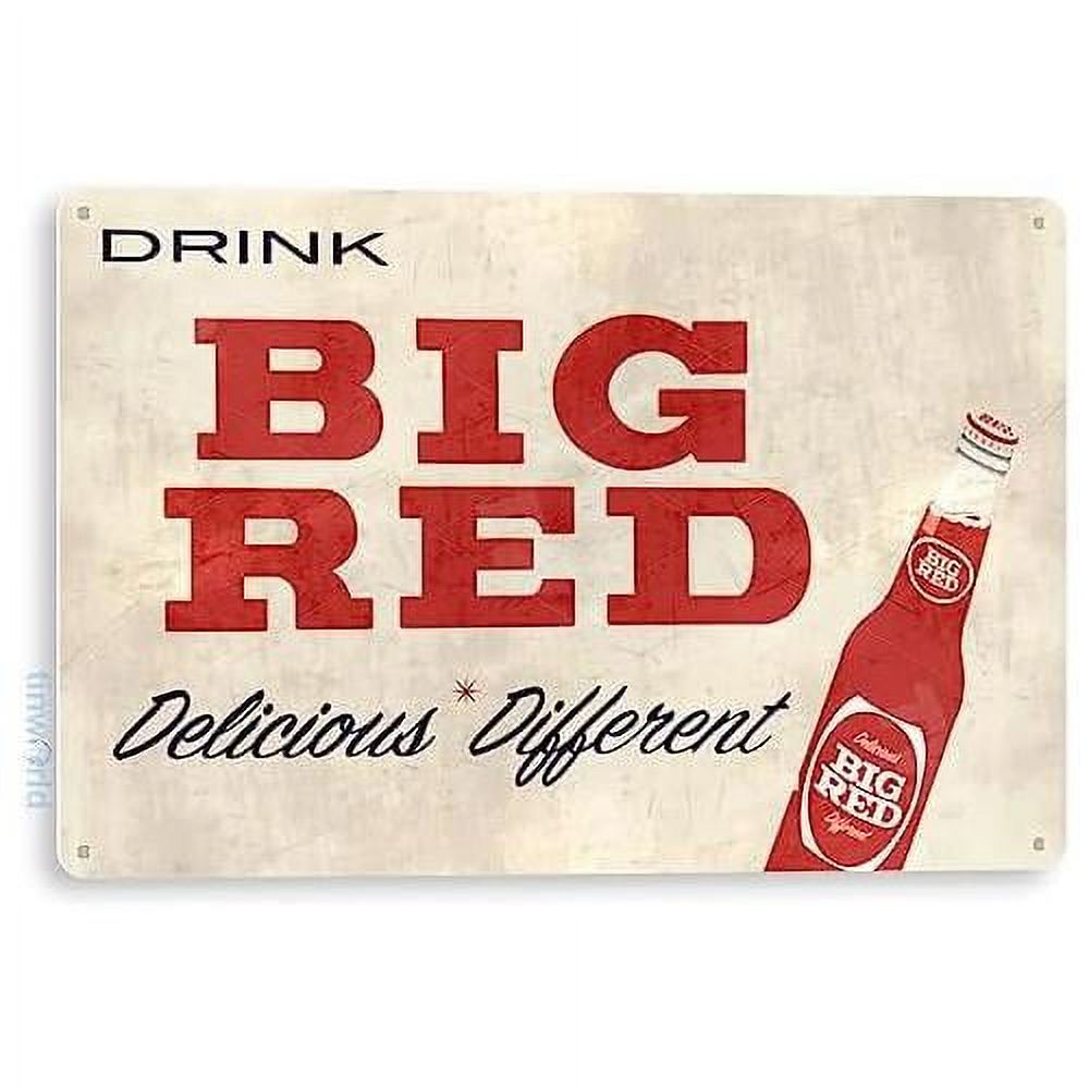 Big Red Soda Sign D047