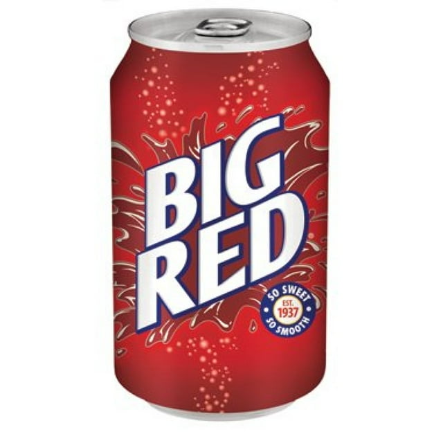 Big Red Soda Soft Drink, 12 Fl Oz (Pack of 24)