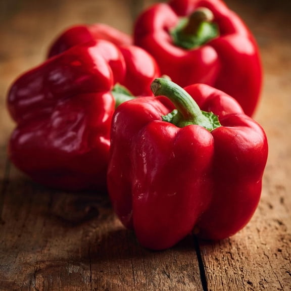 Big Red Sweet Bell Pepper 25 Seeds | Juicy, Flavorful Peppers for Gardens & Cooking