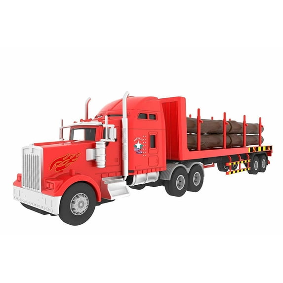 Big Rig Tractor Trailer Transport Toy Trucks Big Toy Truck Series Lumber Truck