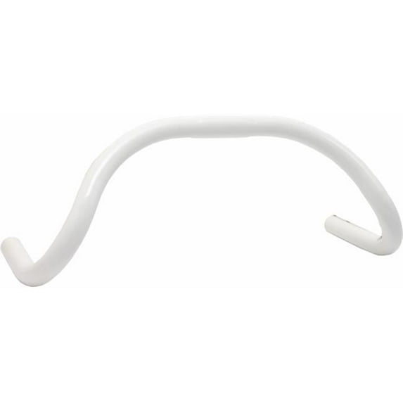 Big Roc Tools 57HBHSRA106W Single Speed Bike Handle Bar White- Bore 26 mm- 22 x 7 in.