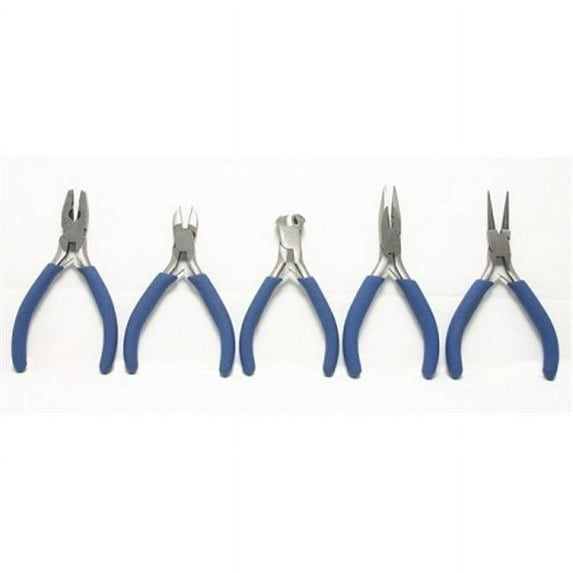 Big Roc Tools MPP05 5Pc Mini Plier Set, 2 x 12 in.