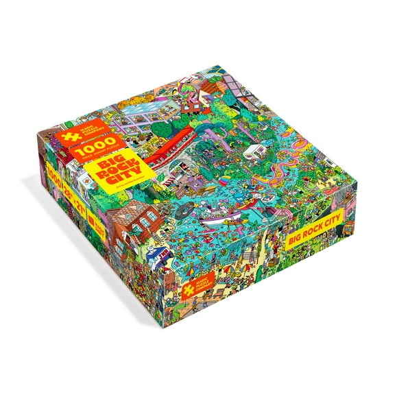 Big Rock City 1000-Piece Jigsaw Puzzle from The Magic Puzzle Company Series Four