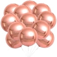thumbnail image 1 of Big, Rose Gold Mylar Balloons - 12 Pieces, 22 Inch | Rose Gold Balloon, New Years Eve Party Supplies 2023 | Copper Balloons, Rose Gold Party Decorations | Rose Gold Balloons, Rose Gold Foil Balloon, 1 of 5